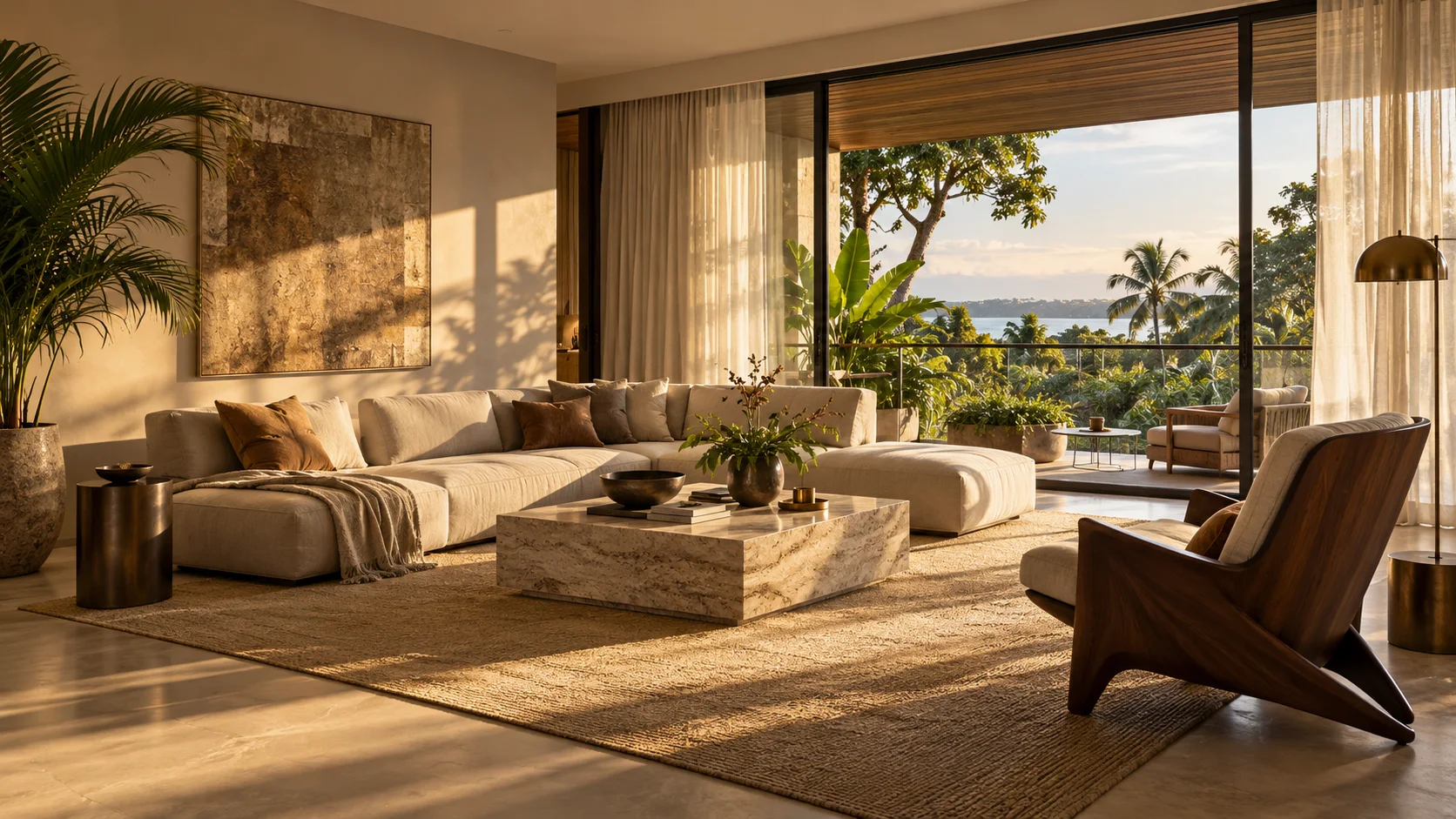 Open living room