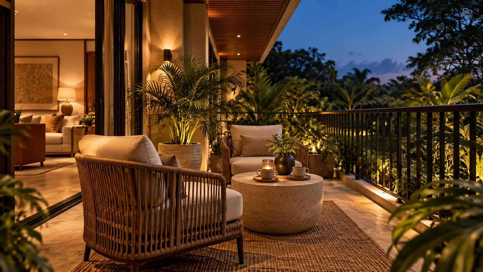 Private balconies